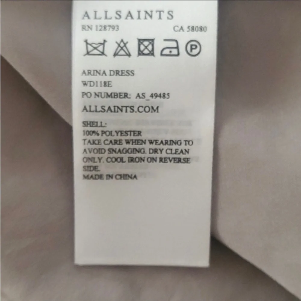 All Saints “Arina” Japanese Cloth - Picture 12 of 14